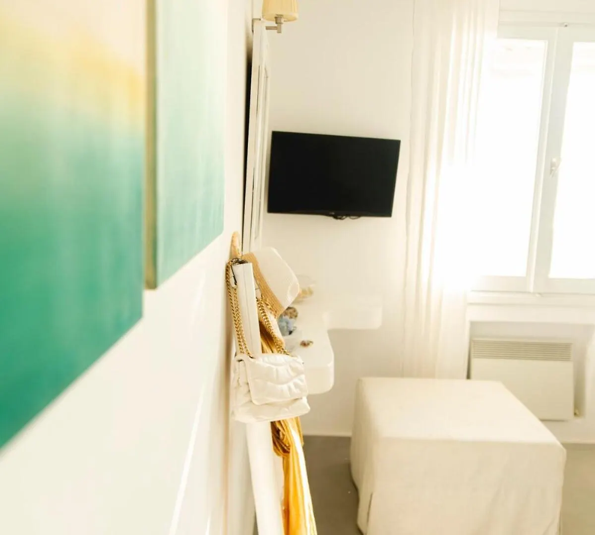 Stylish Mykonian Apartment Semi-Private Huge Pool Houlakia